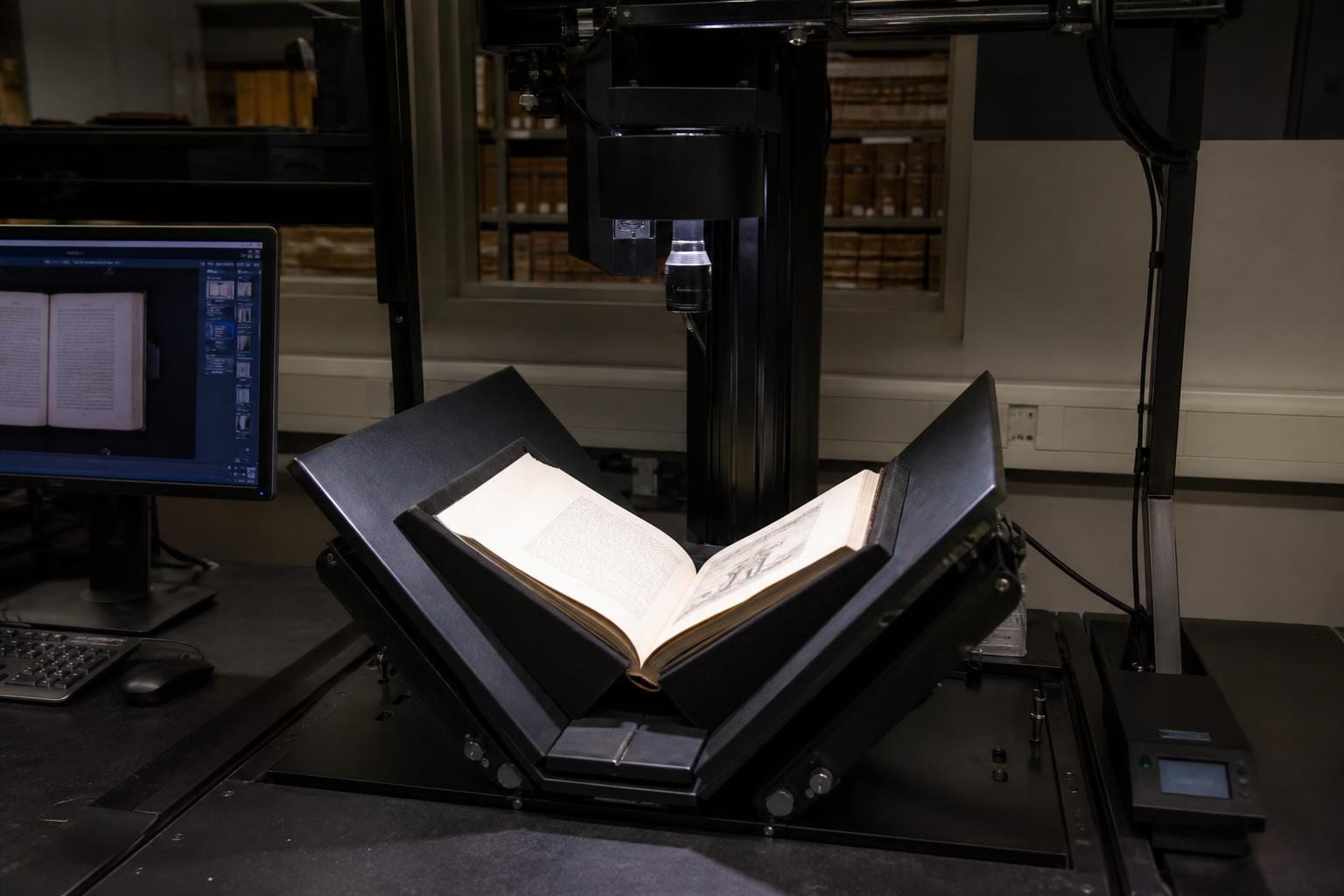 library book scanning digitization equipment