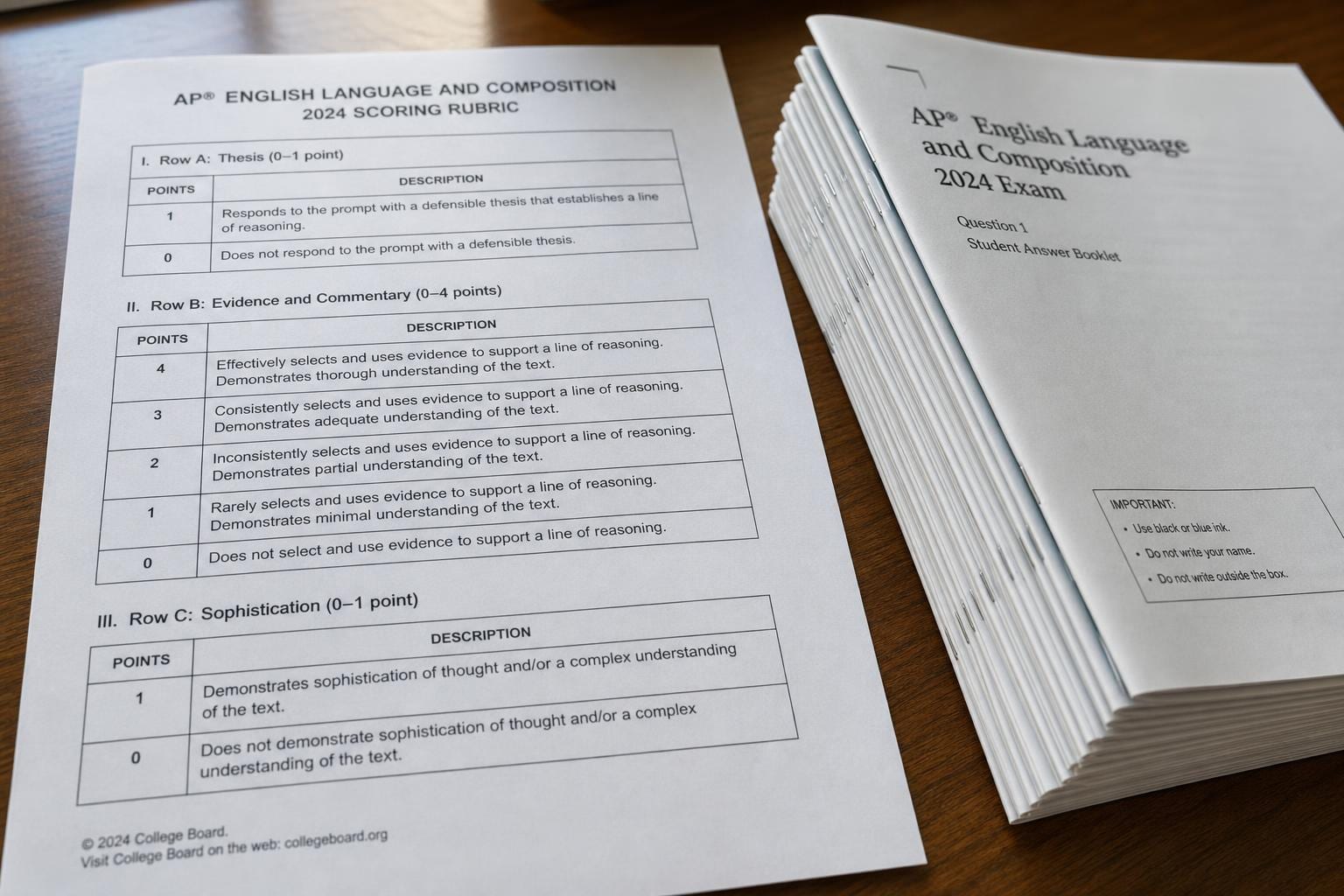teacher grading rubric paper